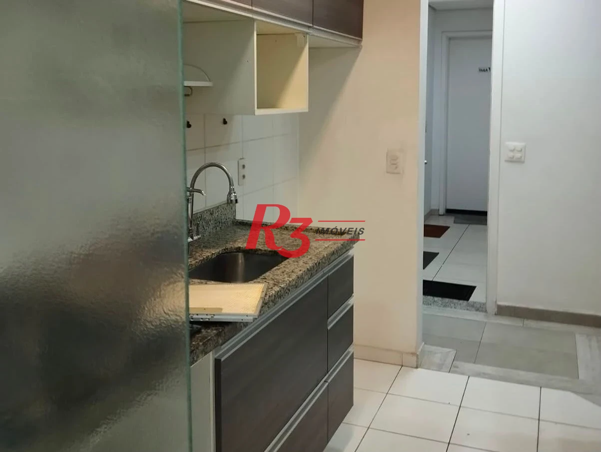 Apartamento com 1 dormitório, 50 m² - venda por R$ 430.000,00 ou aluguel por R$ 3.930,00/mês - Vila Matias - Santos/SP