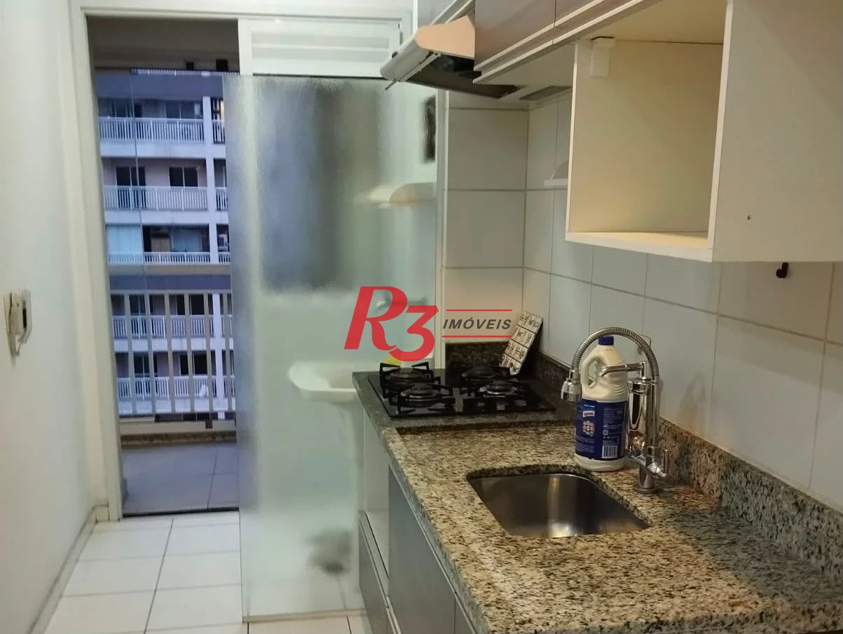 Apartamento com 1 dormitório, 50 m² - venda por R$ 430.000,00 ou aluguel por R$ 3.930,00/mês - Vila Matias - Santos/SP