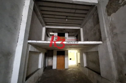 Galpão, 180 m² - venda por R$ 300.000,00 ou aluguel por R$ 3.000,00/mês - Centro - Santos/SP