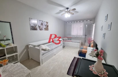 Studio com 1 dormitório à venda, 36 m² por R$ 350.000,00 - Embaré - Santos/SP