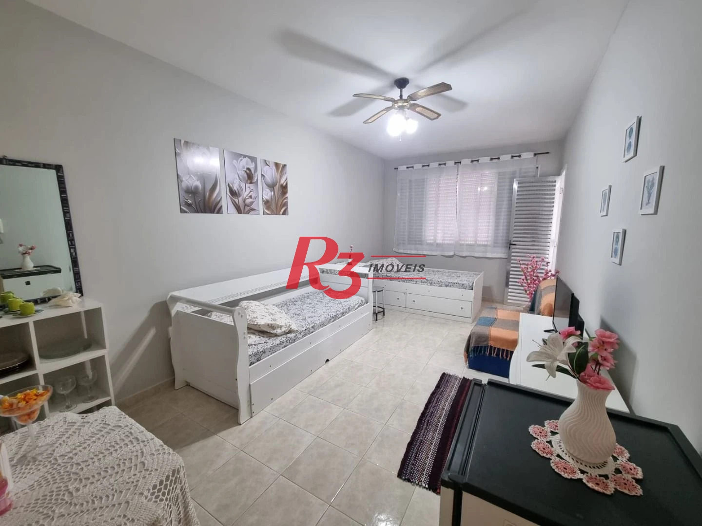Studio com 1 dormitório à venda, 36 m² por R$ 350.000,00 - Embaré - Santos/SP