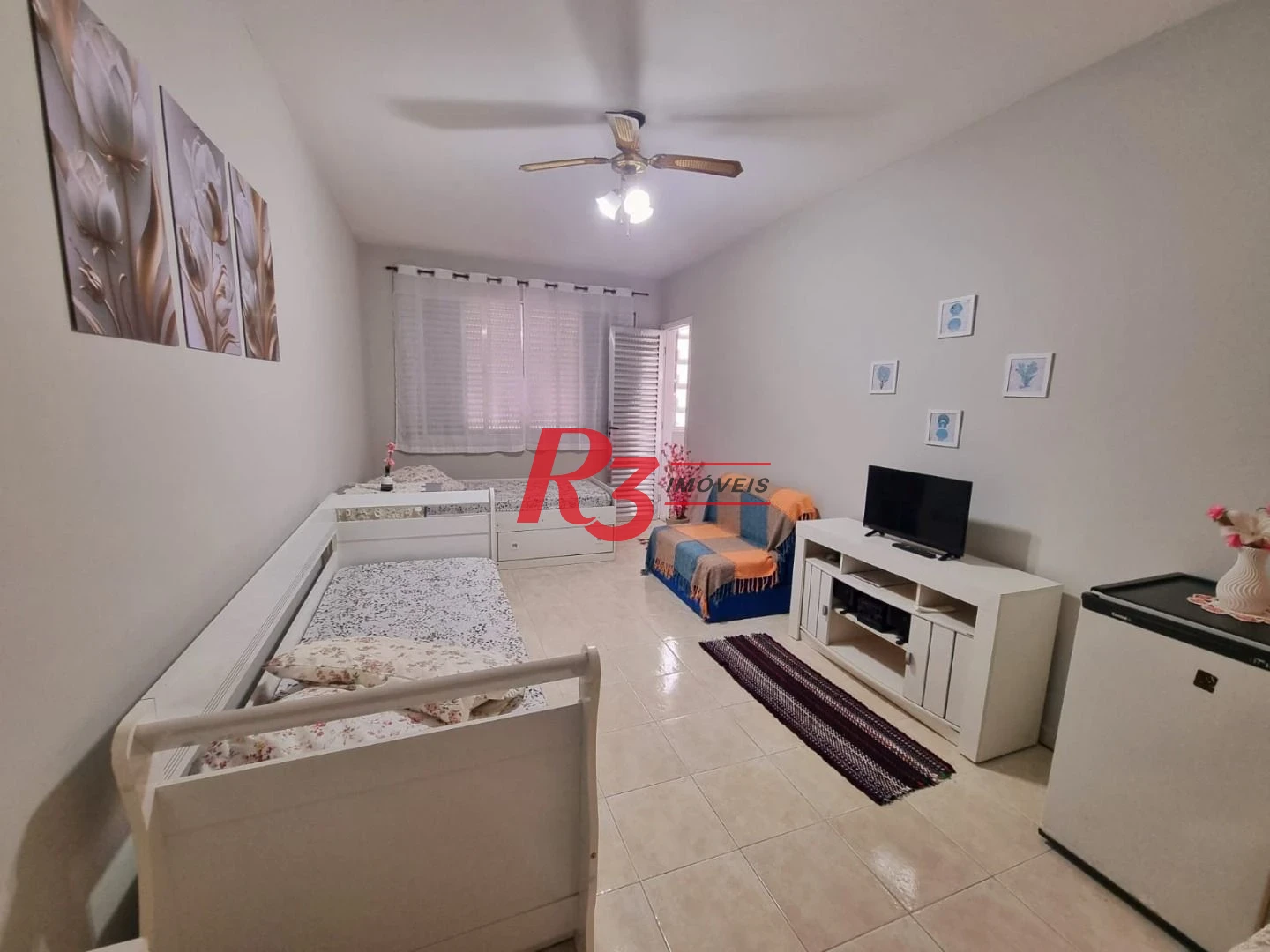 Studio com 1 dormitório à venda, 36 m² por R$ 350.000,00 - Embaré - Santos/SP