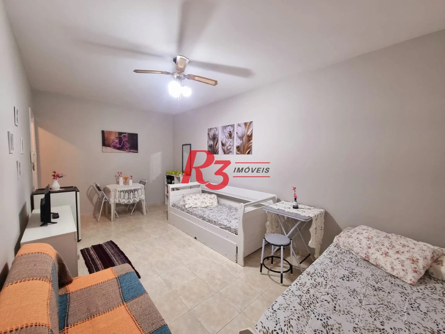 Studio com 1 dormitório à venda, 36 m² por R$ 350.000,00 - Embaré - Santos/SP