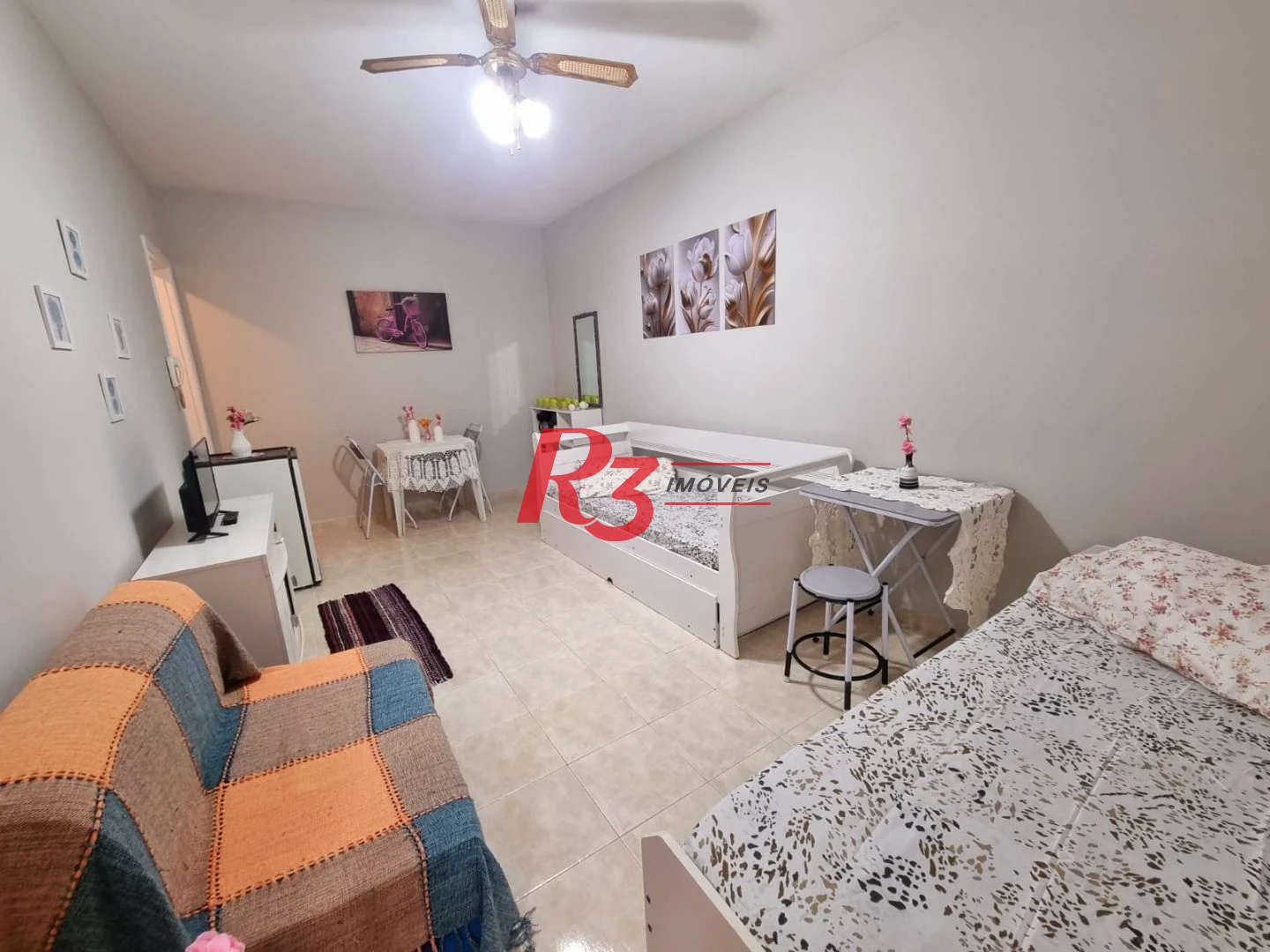 Studio com 1 dormitório à venda, 36 m² por R$ 350.000,00 - Embaré - Santos/SP
