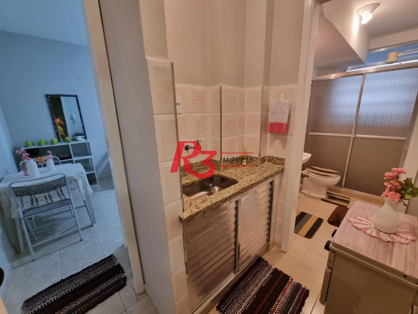 Studio com 1 dormitório à venda, 36 m² por R$ 350.000,00 - Embaré - Santos/SP