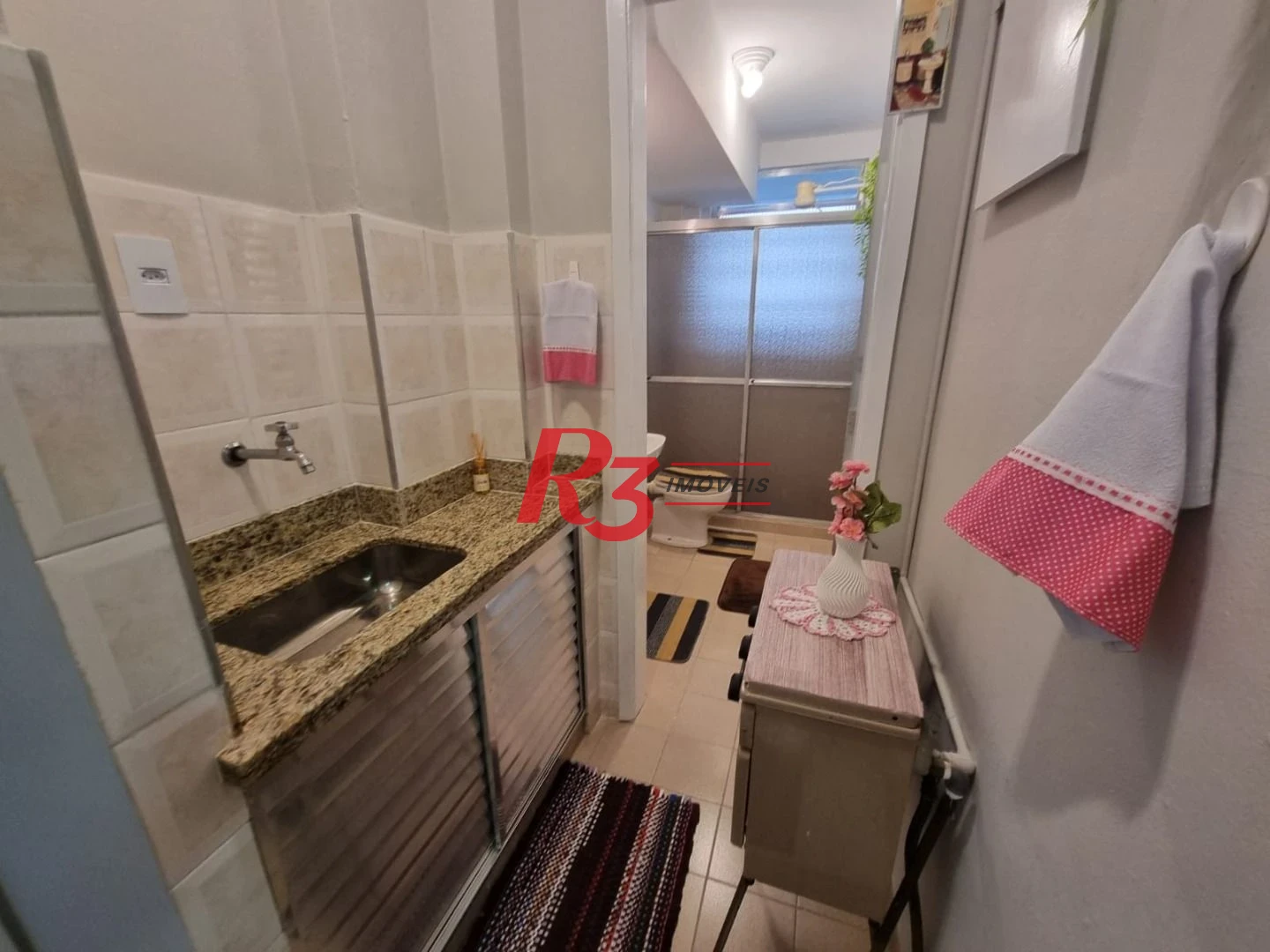 Studio com 1 dormitório à venda, 36 m² por R$ 350.000,00 - Embaré - Santos/SP