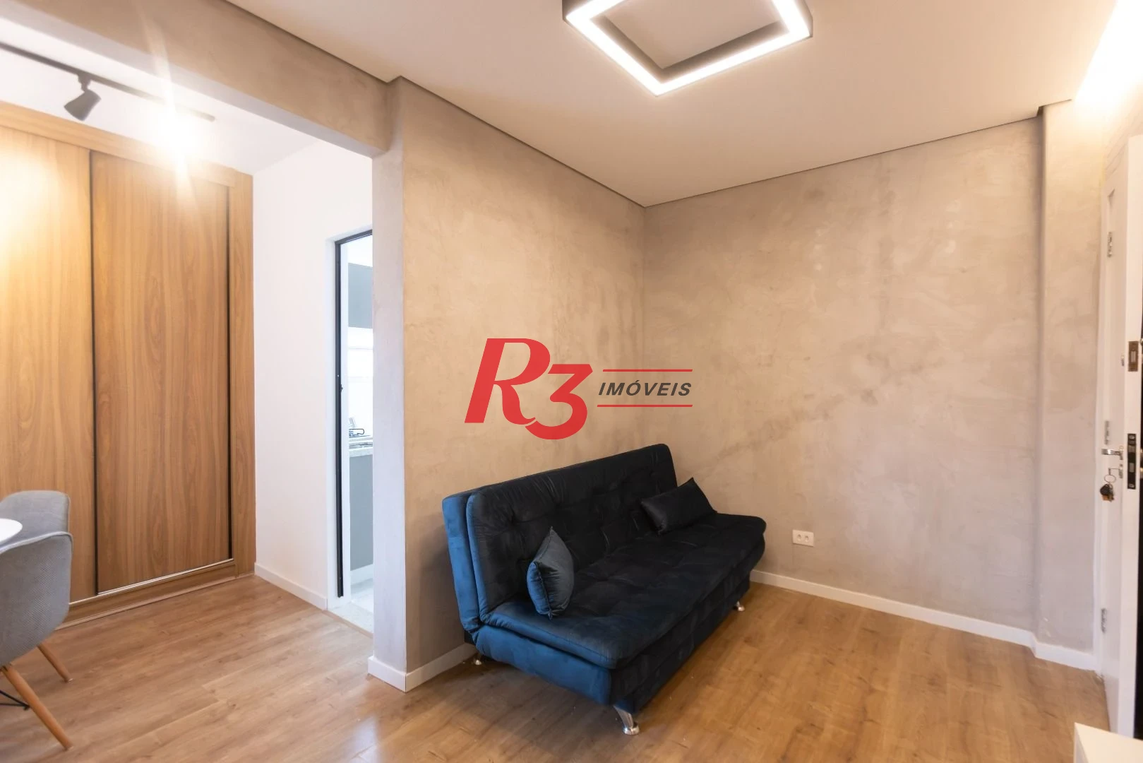 Apartamento com 1 dormitório para alugar, 40 m² por R$ 3.900,00/mês - Gonzaga - Santos/SP