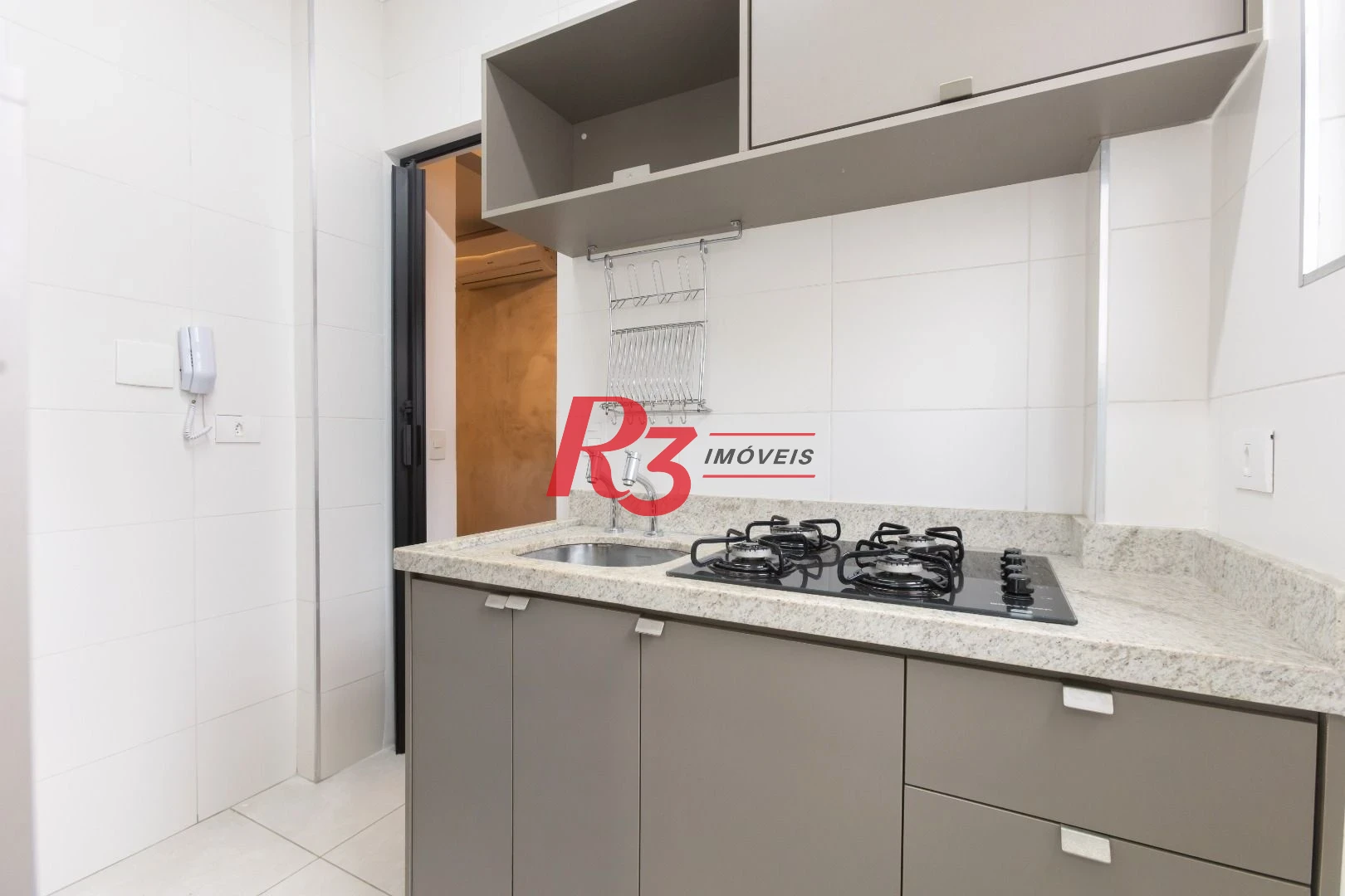 Apartamento com 1 dormitório para alugar, 40 m² por R$ 3.900,00/mês - Gonzaga - Santos/SP