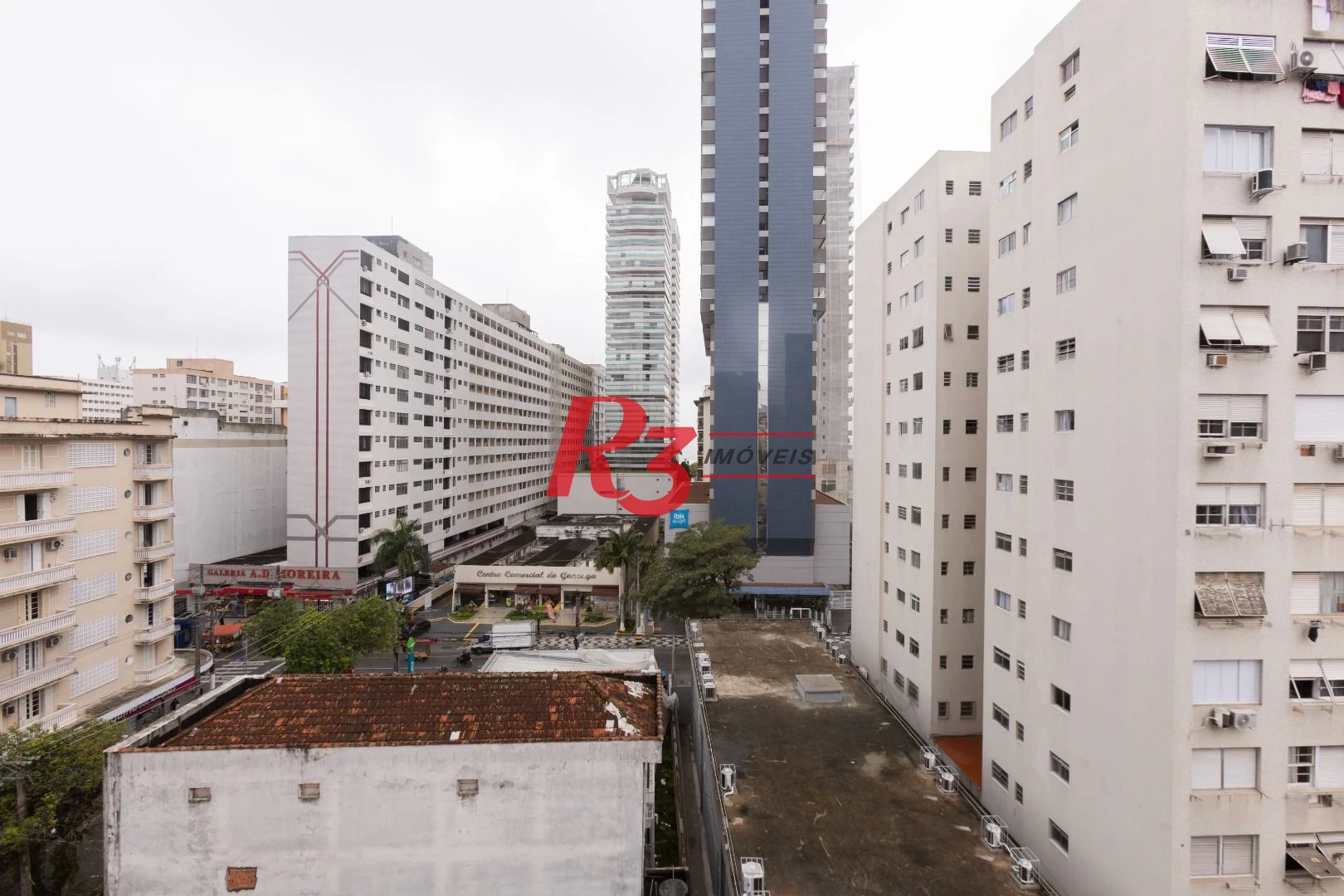 Apartamento com 1 dormitório para alugar, 40 m² por R$ 3.900,00/mês - Gonzaga - Santos/SP