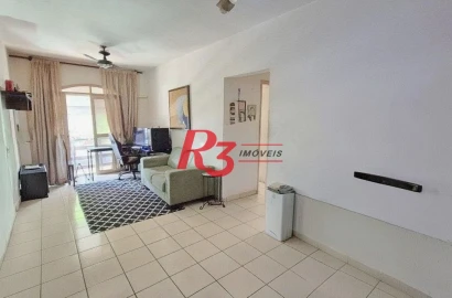 Apartamento com 2 dormitórios à venda, 78 m² por R$ 399.000,00 - Campo Grande - Santos/SP