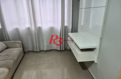 Apartamento com 2 dormitórios para alugar, 85 m² por R$ 4.800,00/mês - Boqueirão - Santos/SP