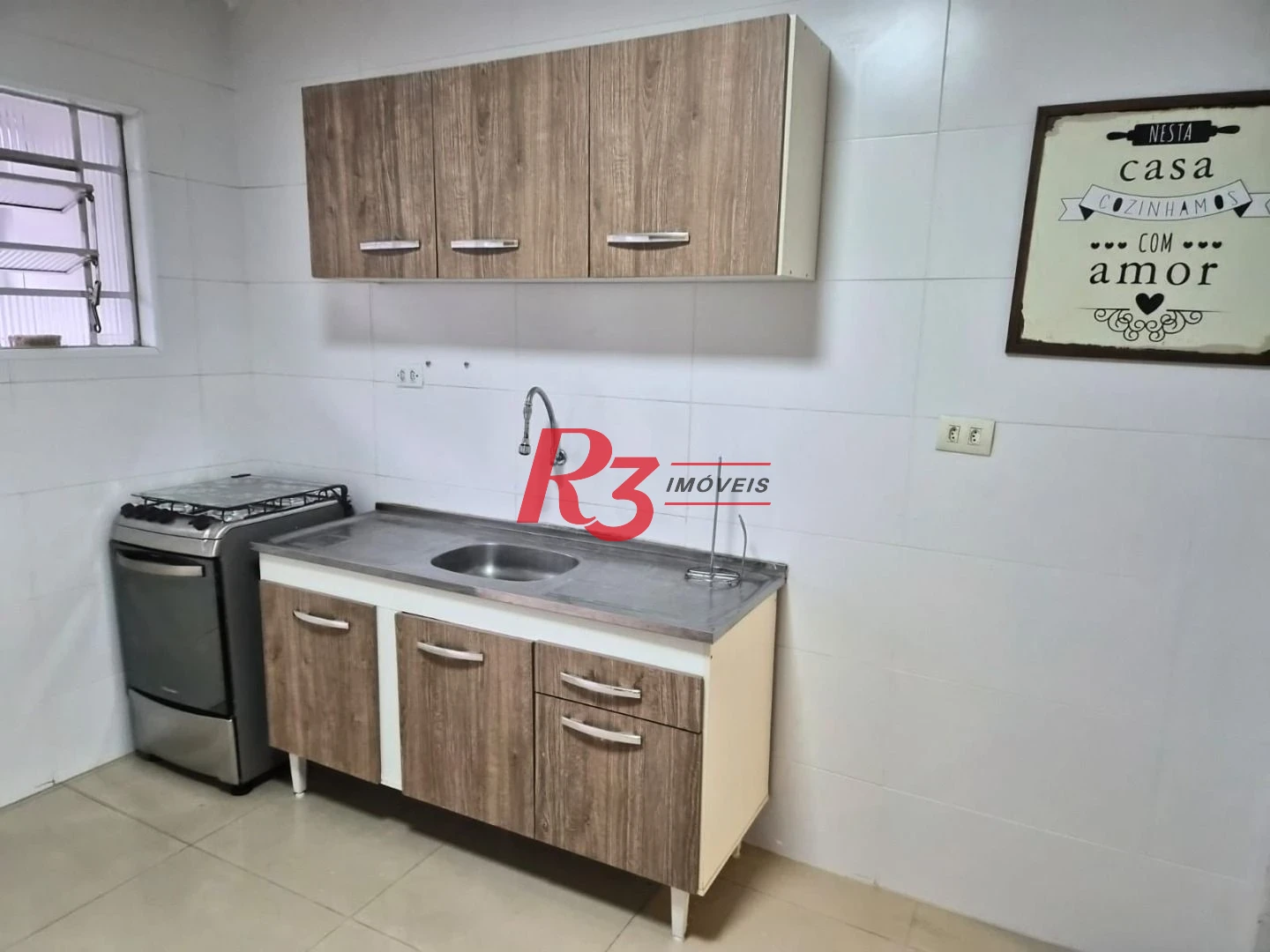 Apartamento com 2 dormitórios para alugar, 85 m² por R$ 4.800,00/mês - Boqueirão - Santos/SP