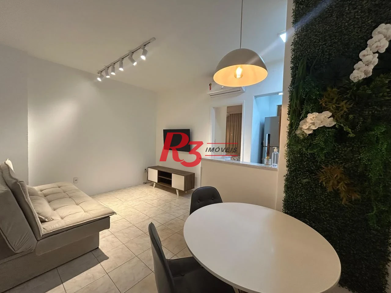 Apartamento com 1 dormitório para alugar, 39 m² por R$ 3.500,00/mês - Embaré - Santos/SP