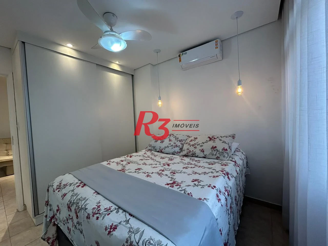 Apartamento com 1 dormitório para alugar, 39 m² por R$ 3.500,00/mês - Embaré - Santos/SP