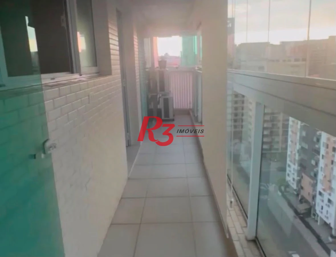 Apartamento com 3 dormitórios à venda, 149 m² por R$ 2.350.000,00 - Gonzaga - Santos/SP