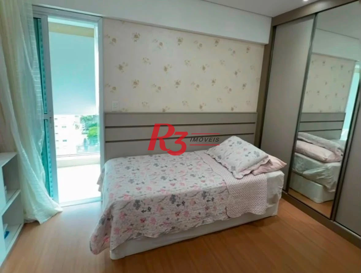 Apartamento com 3 dormitórios à venda, 149 m² por R$ 2.350.000,00 - Gonzaga - Santos/SP