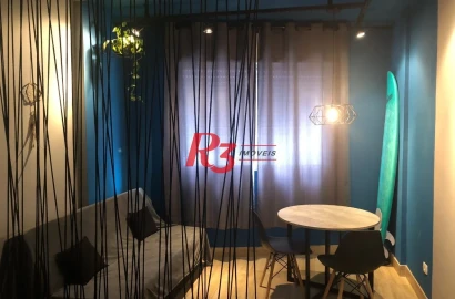 Apartamento com 1 dormitório à venda, 37 m² por R$ 320.000,00 - José Menino - Santos/SP