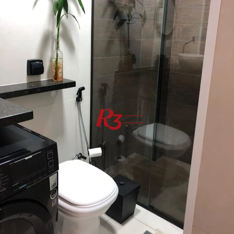 Apartamento com 1 dormitório à venda, 37 m² por R$ 320.000,00 - José Menino - Santos/SP