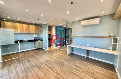 Sala para alugar, 45 m² por R$ 4.000,00/mês - Vila Matias - Santos/SP
