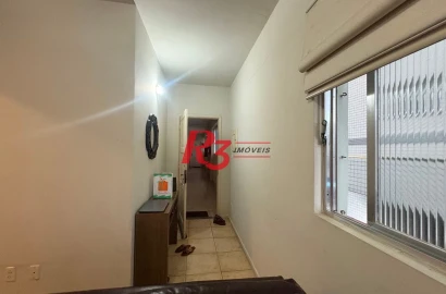 Apartamento com 2 dormitório, Quadra da Praia, Santos.