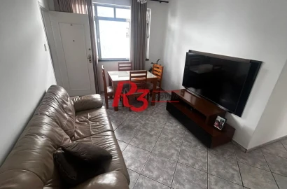 Apartamento com 3 dormitórios para alugar, 75 m² por R$ 3.800,00/mês - Vila Matias - Santos/SP