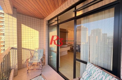 Apartamento com 2 dormitórios à venda, 109 m² por R$ 1.150.000,00 - Pompéia - Santos/SP