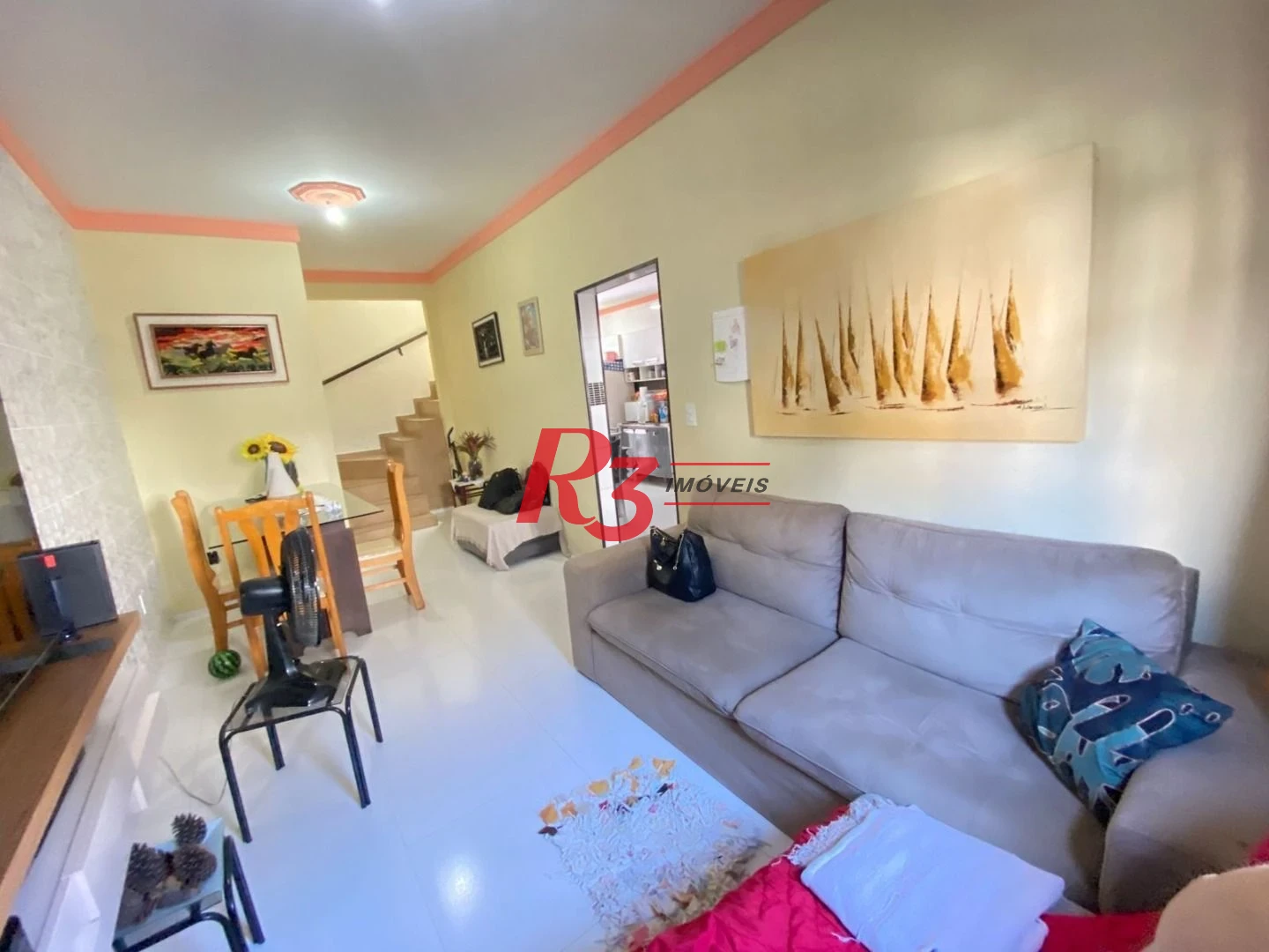 Casa com 3 dormitórios à venda, 90 m² por R$ 320.000,00 - Vila São Jorge - Santos/SP