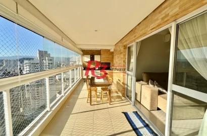 Apartamento com 2 dormitórios, 110 m² - venda por R$ 1.650.000,00 ou aluguel por R$ 8.000,00/mês - Gonzaga - Santos/SP