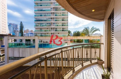Apartamento com 2 dormitórios à venda, 124 m² por R$ 1.050.000,00 - Ponta da Praia - Santos/SP