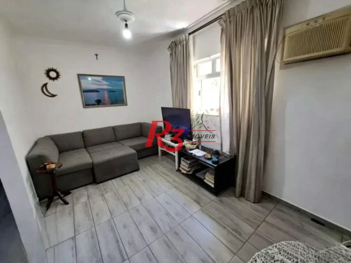 Apartamento térreo com 3 dormitórios à venda, 80 m² por R$ 575.000 - Boqueirão - Santos/SP