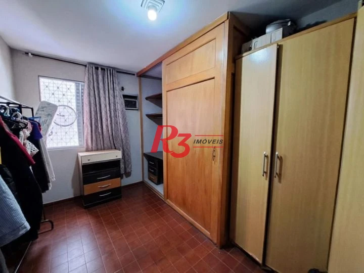 Apartamento térreo com 3 dormitórios à venda, 80 m² por R$ 575.000 - Boqueirão - Santos/SP