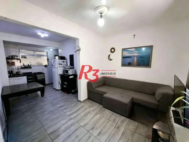 Apartamento térreo com 3 dormitórios à venda, 80 m² por R$ 575.000 - Boqueirão - Santos/SP