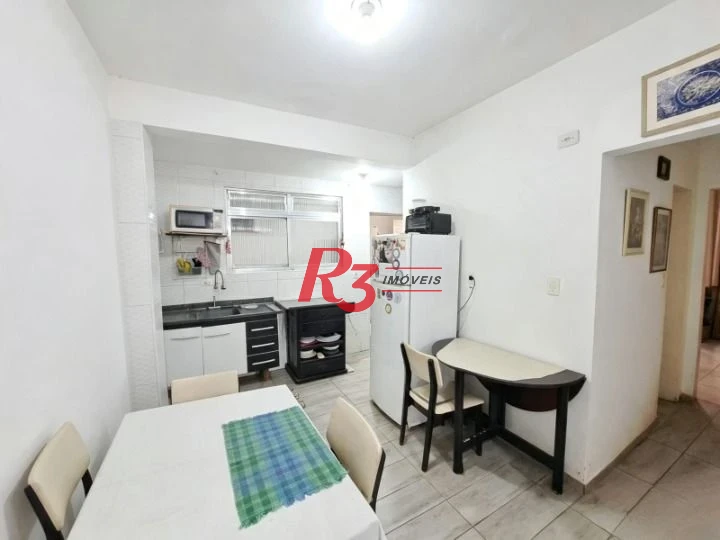 Apartamento térreo com 3 dormitórios à venda, 80 m² por R$ 575.000 - Boqueirão - Santos/SP