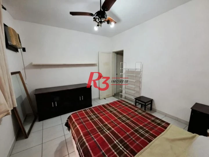 Apartamento térreo com 3 dormitórios à venda, 80 m² por R$ 575.000 - Boqueirão - Santos/SP