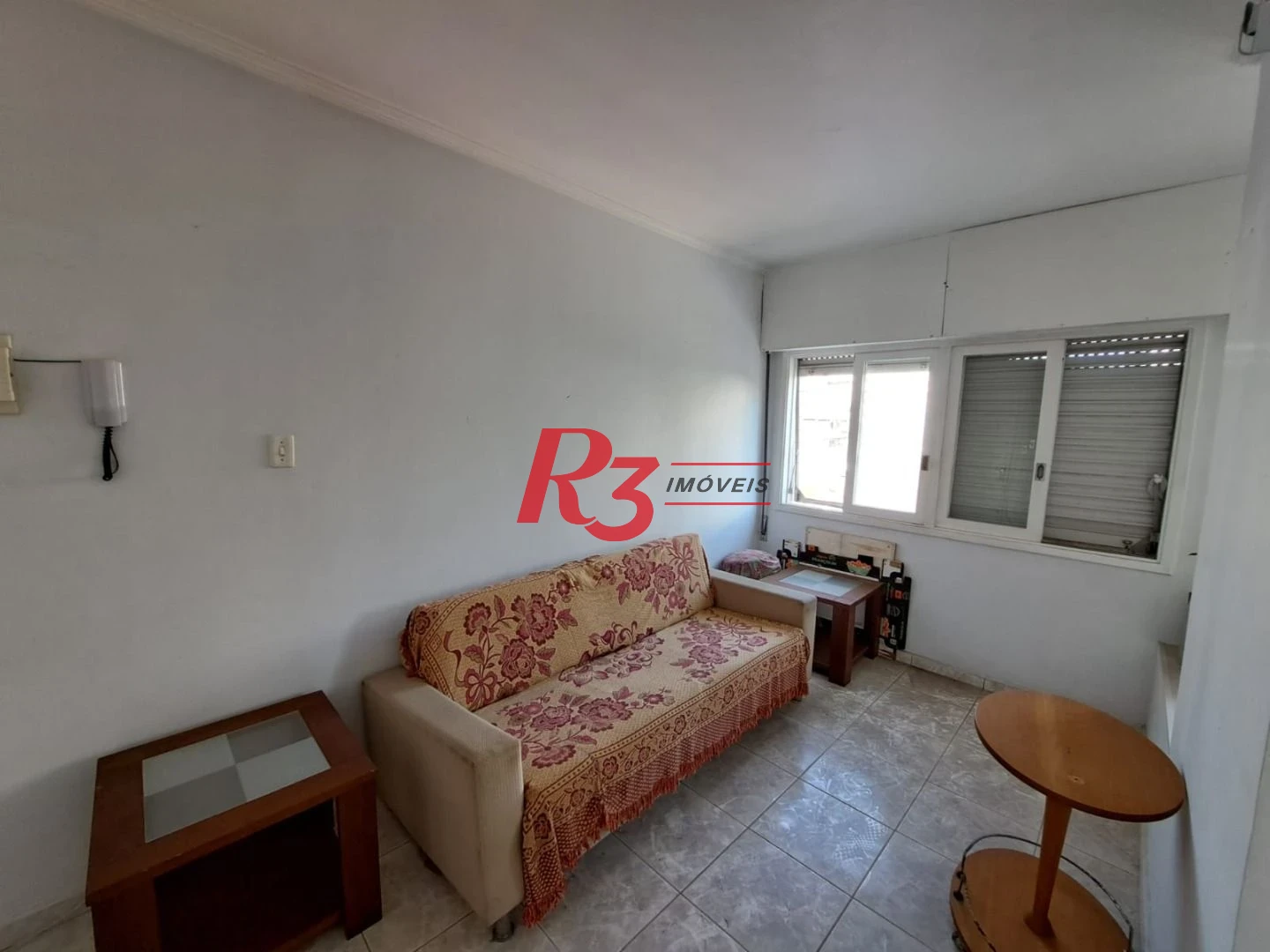 Kitnet com 1 dormitório à venda, 37 m², vista mar, por R$ 380.000 - Ponta da Praia - Santos/SP