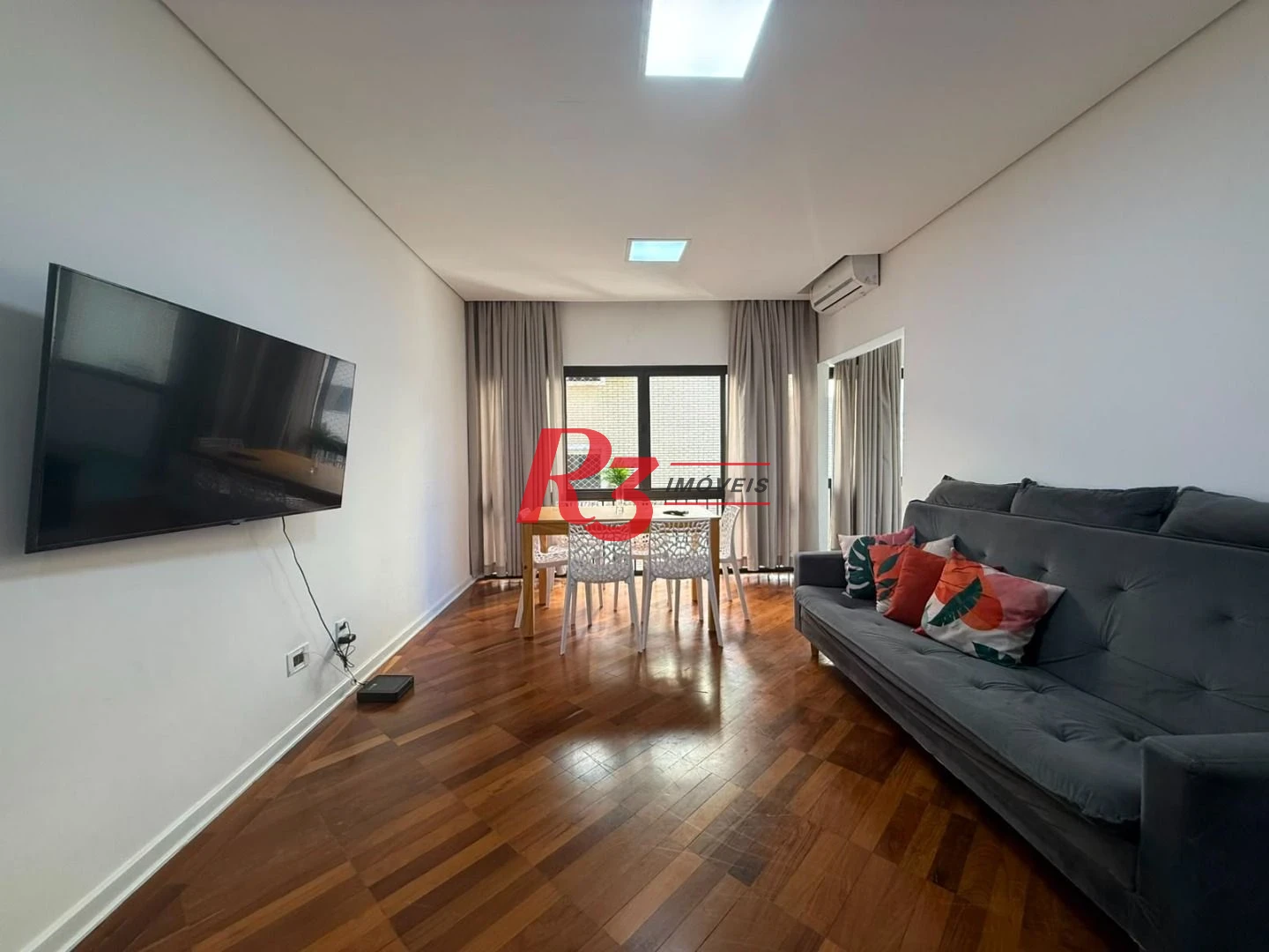 Apartamento com 1 dormitório para alugar, 100 m² por R$ 4.000,00/mês - Aparecida - Santos/SP