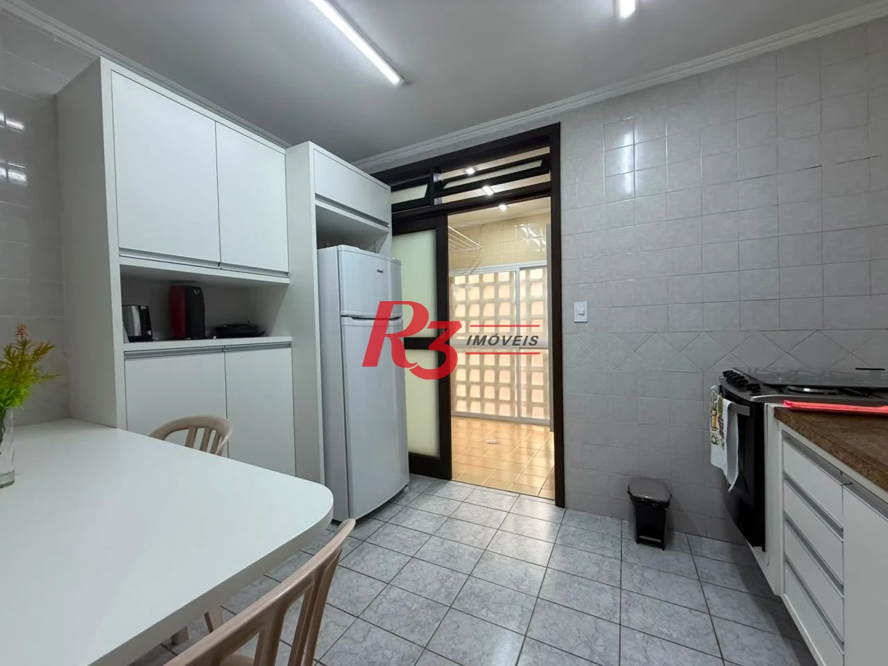 Apartamento com 1 dormitório para alugar, 100 m² por R$ 4.000,00/mês - Aparecida - Santos/SP