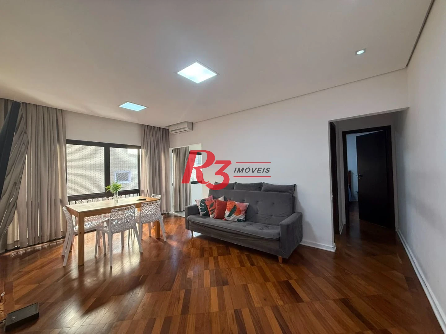 Apartamento com 1 dormitório para alugar, 100 m² por R$ 4.000,00/mês - Aparecida - Santos/SP