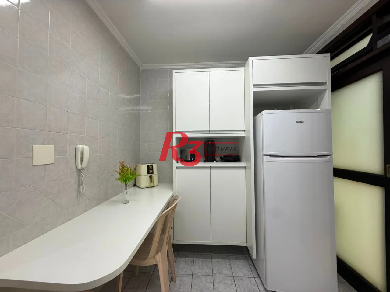 Apartamento com 1 dormitório para alugar, 100 m² por R$ 4.000,00/mês - Aparecida - Santos/SP
