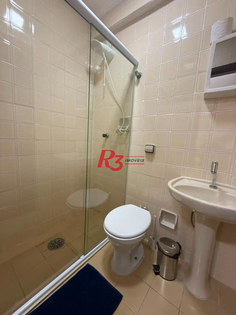 Apartamento com 1 dormitório para alugar, 100 m² por R$ 4.000,00/mês - Aparecida - Santos/SP