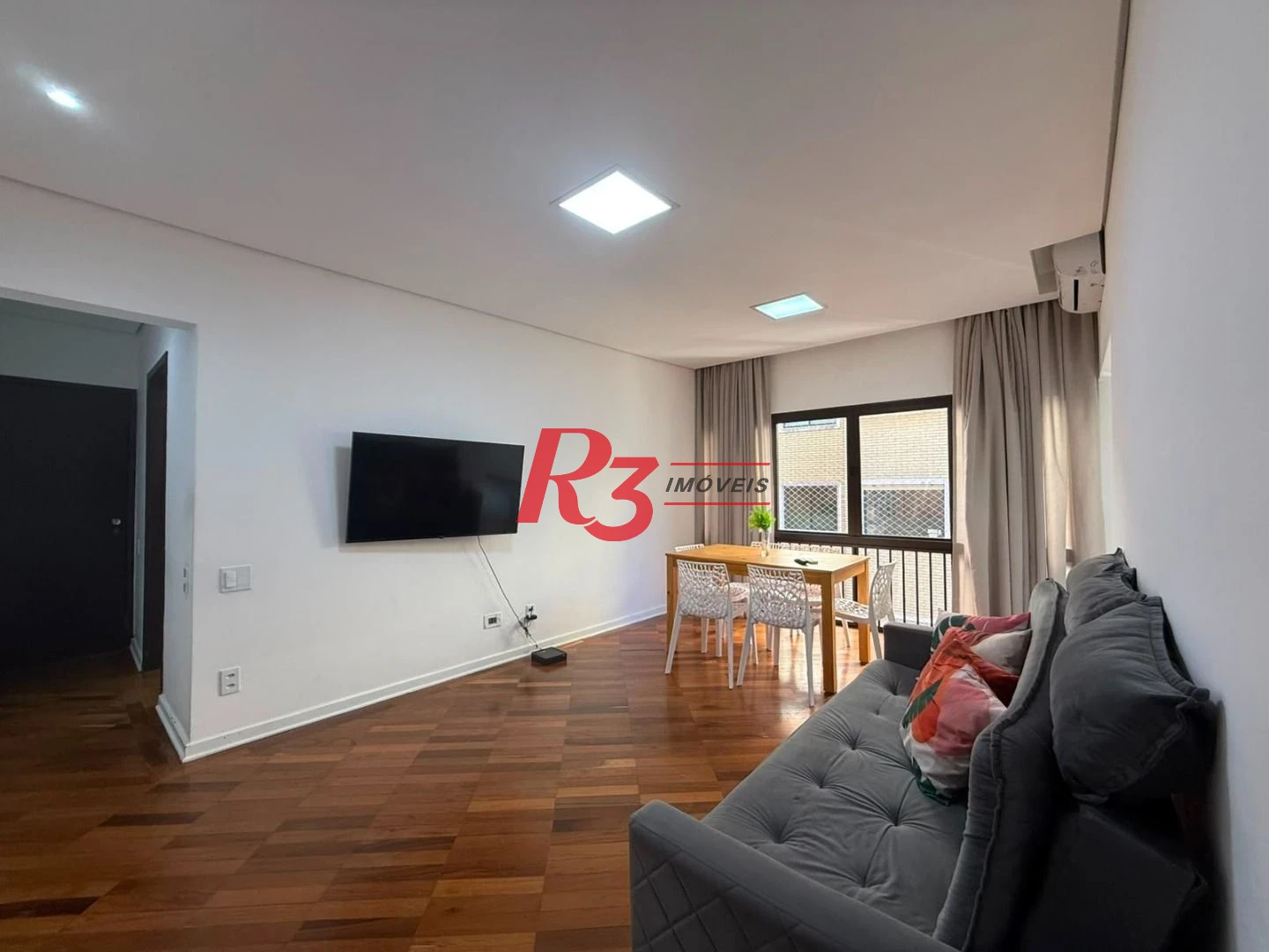 Apartamento com 1 dormitório para alugar, 100 m² por R$ 4.000,00/mês - Aparecida - Santos/SP