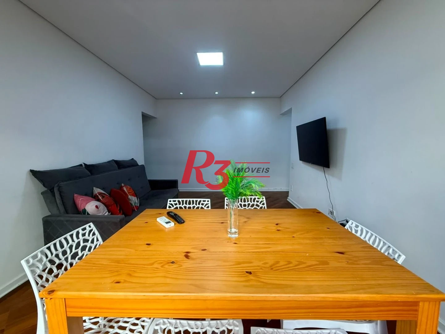 Apartamento com 1 dormitório para alugar, 100 m² por R$ 4.000,00/mês - Aparecida - Santos/SP