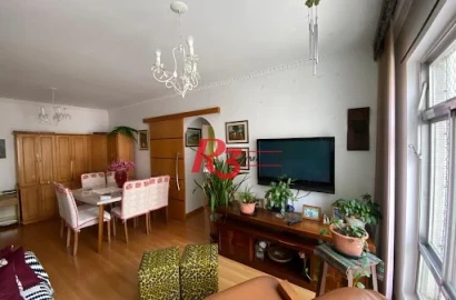 Apartamento com 2 dormitórios à venda, 134 m² por R$ 550.000,00 - Encruzilhada - Santos/SP