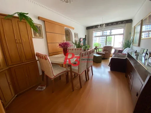 Apartamento com 2 dormitórios à venda, 134 m² por R$ 550.000,00 - Encruzilhada - Santos/SP
