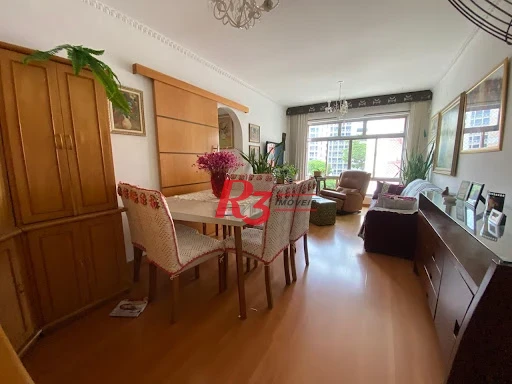 Apartamento com 2 dormitórios à venda, 134 m² por R$ 550.000,00 - Encruzilhada - Santos/SP