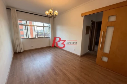 Apartamento com 2 dormitórios para alugar, 108 m² por R$ 4.800,00/mês - Embaré - Santos/SP