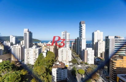 Apartamento com 4 dormitórios à venda, 232 m² por R$ 3.190.000,00 - Embaré - Santos/SP