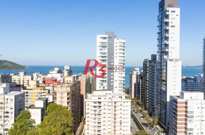 Apartamento com 4 dormitórios à venda, 232 m² por R$ 3.190.000,00 - Aparecida - Santos/SP