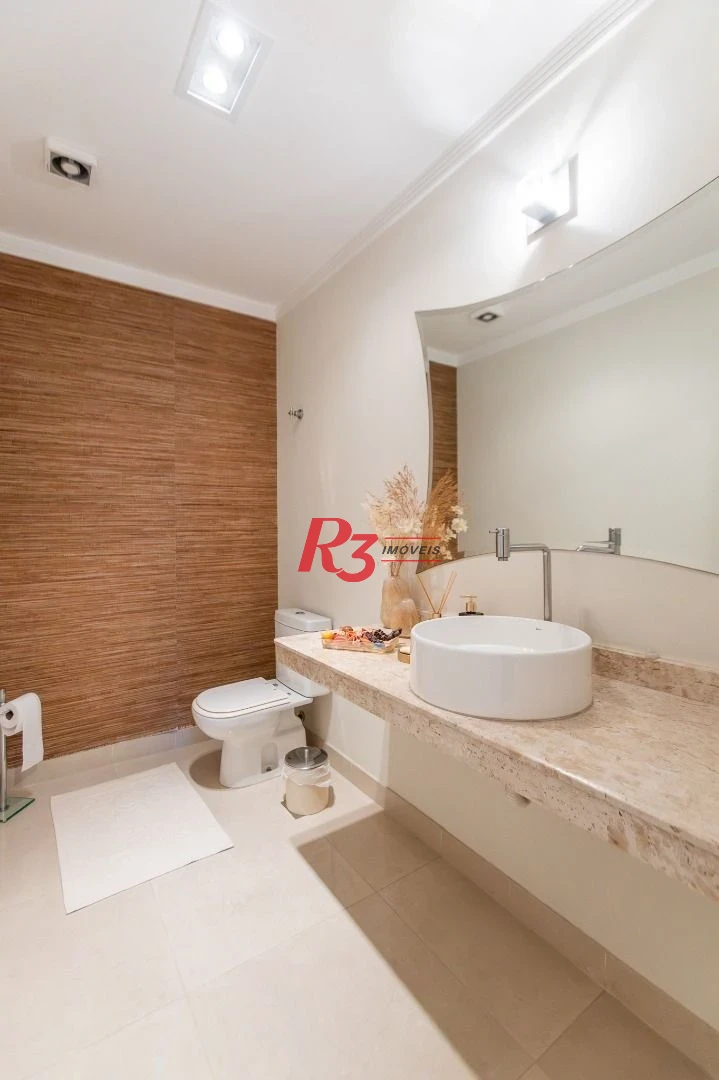 Apartamento com 4 dormitórios à venda, 232 m² por R$ 3.190.000,00 - Embaré - Santos/SP