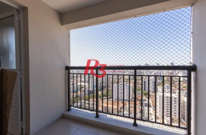 Apartamento com 2 dormitórios para alugar, 64 m² por R$ 4.200,00/mês - Marapé - Santos/SP
